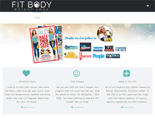 Tablet Screenshot of fitbodyweightloss.com